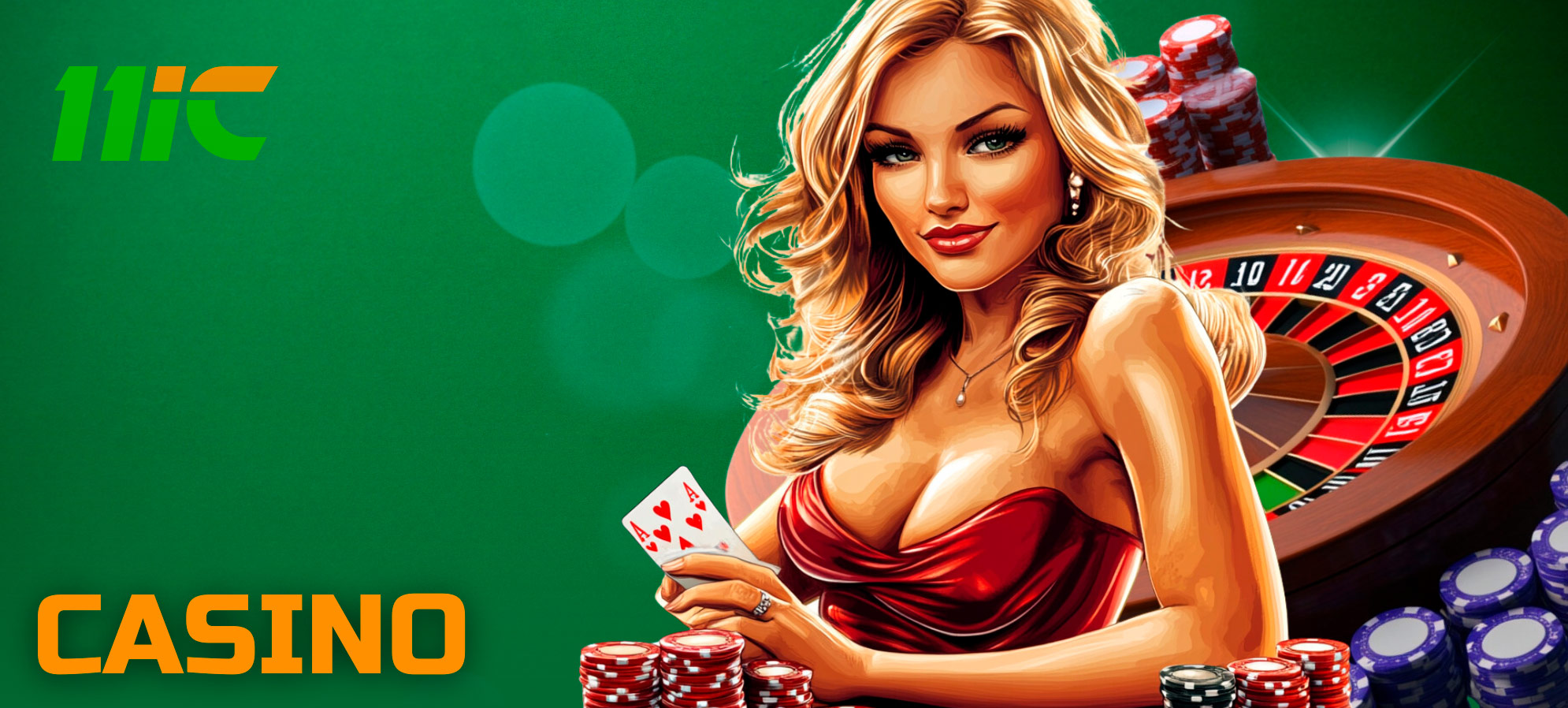 11ic Casino offers many online games